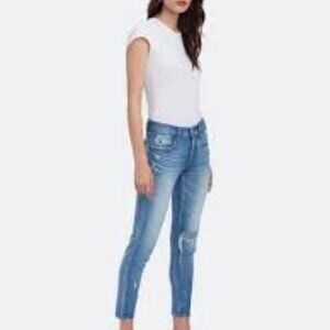 MOUSSY VINTAGE Women's Lenwood Skinny Jeans Light blue  size 26